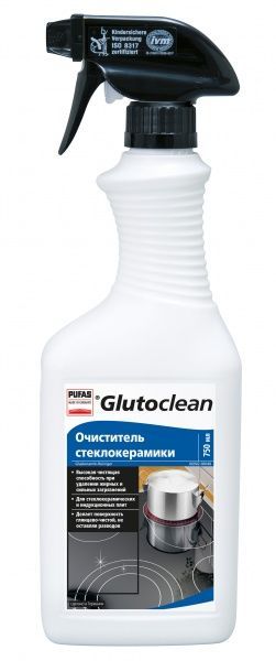 Засіб для чищення склокерамічних поверхонь Glutoclean, 750 мл